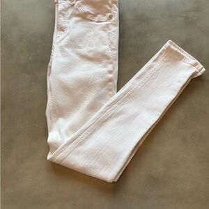 Rag snd Bone White Jeans 10 Inch Skinny Capri Size 26